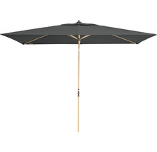Rechthoekige tu parasol met houten paal