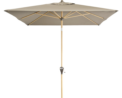 Vierkante parasol met houten frame