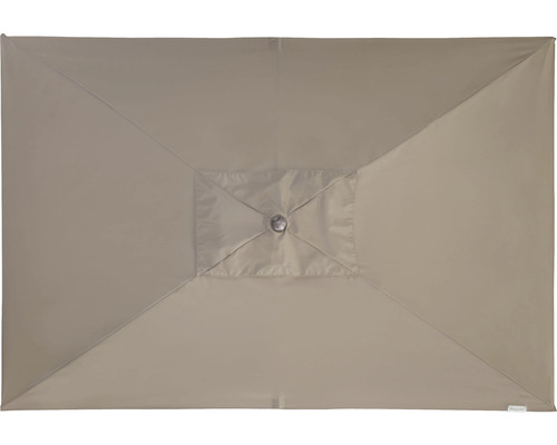 Rechthoekige parasol van bovenaf