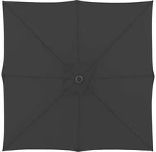 DOPPLER Parasol Push Up Basic Auto Tilt antraciet 210x210 cm