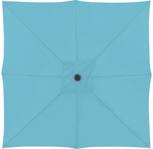 DOPPLER Parasol Push Up Basic Auto Tilt petrol 210x210 cm