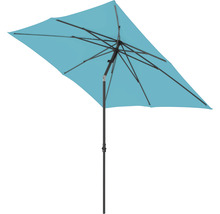 DOPPLER Parasol Push Up Basic Auto Tilt petrol 210x210 cm
