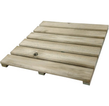 Vierkante houten terrastegel