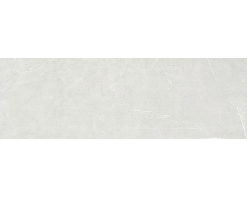 Wand- en vloertegel Aran uni light grey 90x30 cm gerectificeerd Lichte tegel met marmerlook