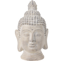 Decoratiefiguur Boeddha hoofd 26x25x41 cm