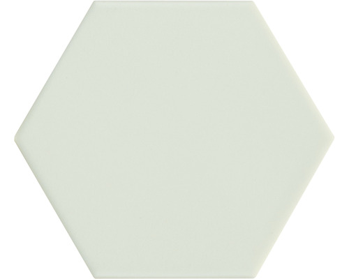 Wand- en vloertegel Qroma zeshoek mint 10.1x11.6 cm