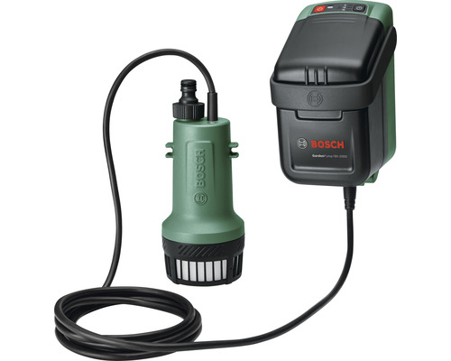 BOSCH Accu Regentonpomp 18 V incl. accu en lader BOSCH Accu Regentonpomp 18 V incl. accu en lader