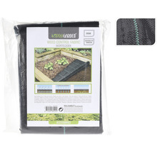 Verpakte onkruidfolie, 2 x 5 meter, gemaakt van polypropyleen met 100 gram per vierkante meter