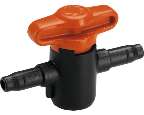 GARDENA Micro Drip afsluitventiel 4,6 mm (3/16"), 2 st Ventielkraan voor tuinslang