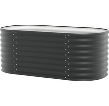 Metalen verhoogde tuinbak