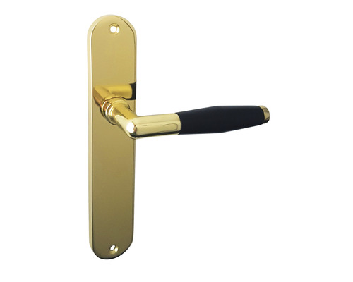 Deurkruk met lang schild, deurbeslag voor binnendeuren