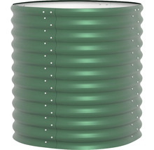 Metalen golfplaten verhoogde tuinbak