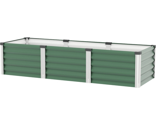 Metalen plantenbak voor de tuin