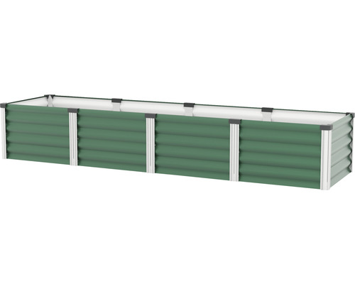 Metalen plantenbak voor de tuin