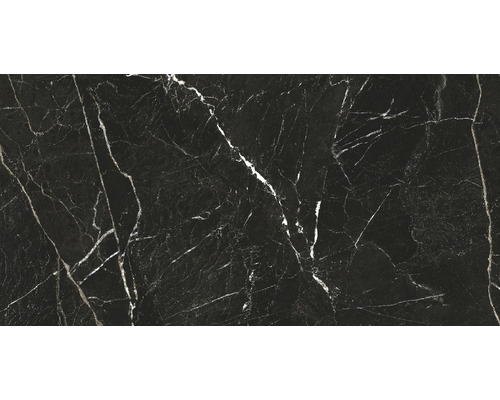 Wand- en vloertegel marmerlook Storm negro 20 60x120 cm gerectificeerd
