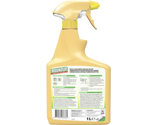 Roundup onkruidverdelger in spuitfles