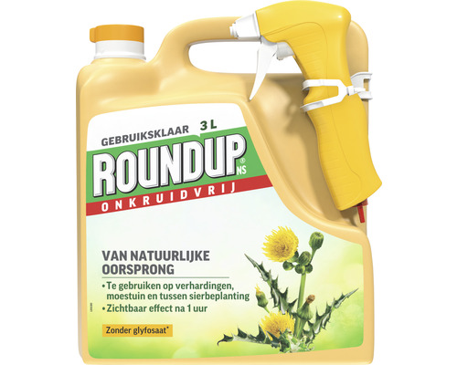 ROUNDUP Natuurlijk onkruidvrij gebruiksklaar 3 liter - zonder glyfosaat