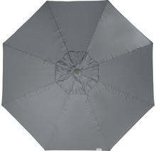 Onderkant van een grijze parasol