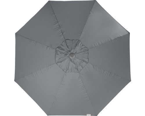 Onderkant van een grijze parasol