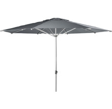 Grijze parasol met aluminium frame