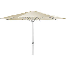 Vrijstaande parasol met metalen frame en stoffen bekleding