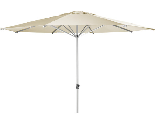 Vrijstaande parasol met metalen frame en stoffen bekleding
