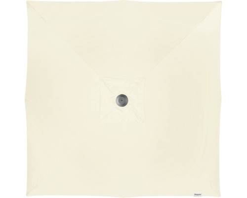 Vierkante parasol van bovenaf gezien