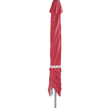 Gesloten parasol met standaard