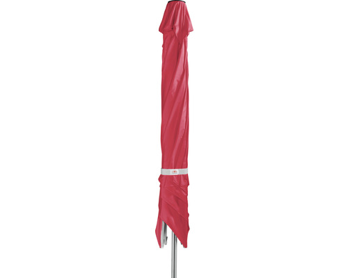 Gesloten parasol met standaard