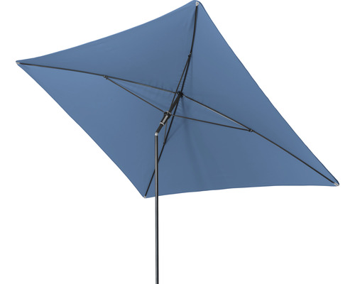 Rechthoekige parasol met metalen frame