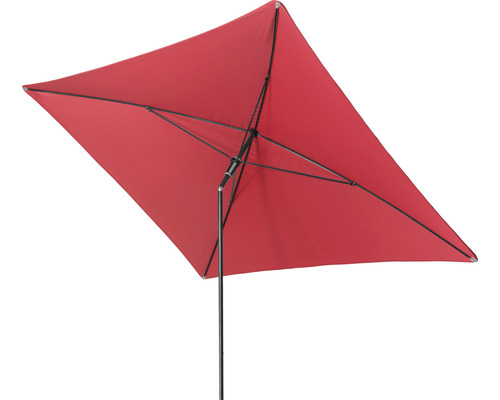 Rechthoekige parasol met zwart frame