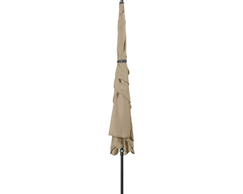 Gesloten parasol met frame