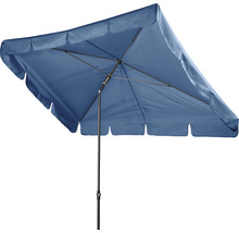 Vierkante parasol met stoffen bekleding
