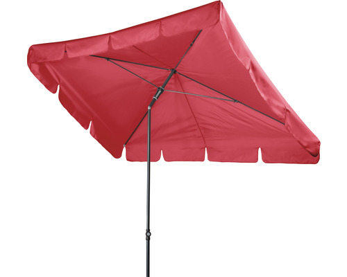 Vierkante parasol met metalen frame