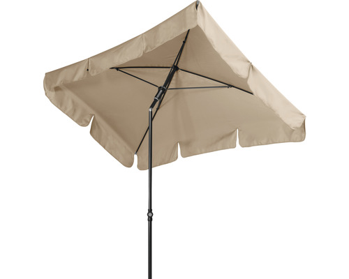 Rechthoekige tuinzonne parasol met frame