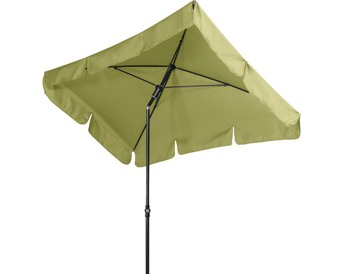 Vierkante tu parasol met zwart frame