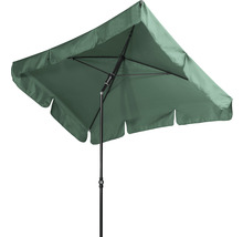 Vierkante tuinzweefparasol met parasolvoet