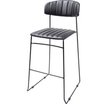 Barhocker met metalen frame en kunstlederen zitting