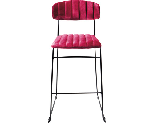 Gestoffeerde stoel met metalen frame