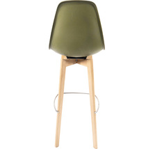 Barkruk met zitting en voetsteun