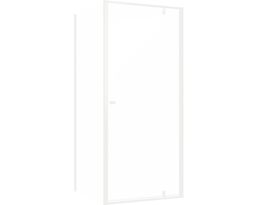 Douchescherm met deur van glas