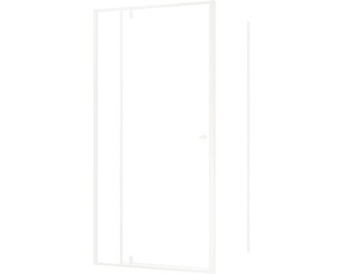 Douchewand met deur voor badkamer