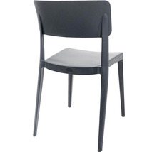 Kunststof stoel, achteraanzicht