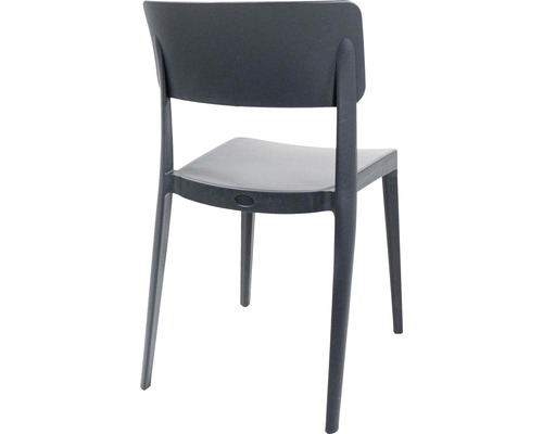 Kunststof stoel, achteraanzicht