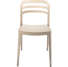 Stoel met rugleuning en vier poten