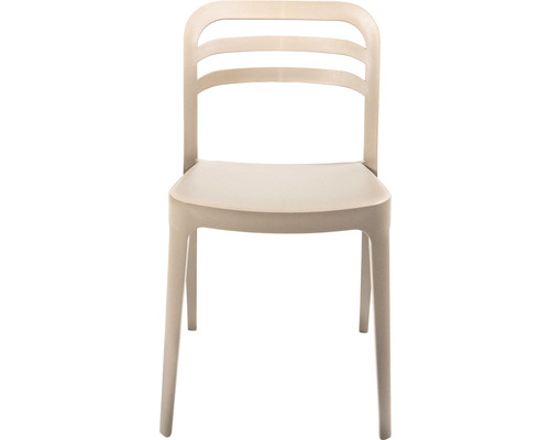 Stoel met rugleuning en vier poten