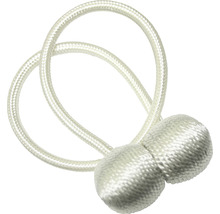 GARDINIA Gordijn embrasse Tieback magnetisch wit 2 stuks