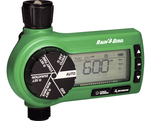 Rain Bird bewateringscomputer met digitaal display en draaiknop