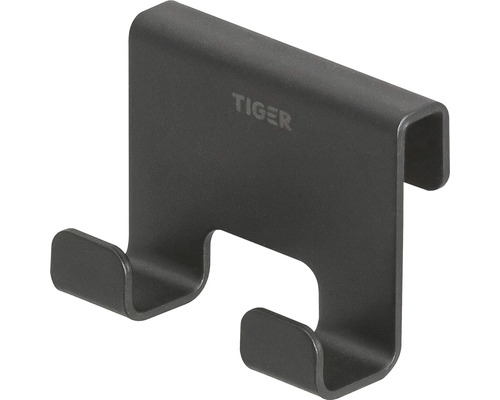 Tiger logo handdoekhaak met twee haken om op te hangen