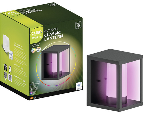 Calex Outdoor Classic Lantaarn en productverpakking